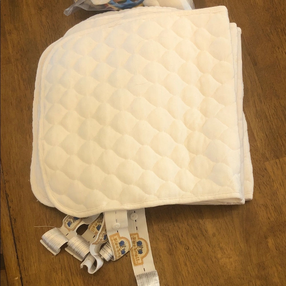 Baby Gear Quilted White Changing Pad Covers